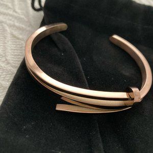 STAINLESS STEEL nail cuff bracelet